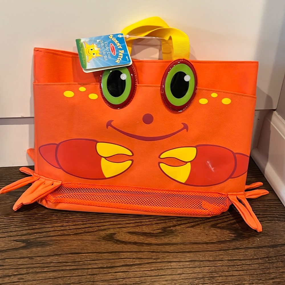 👗NWT kids pool bag crab